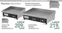 Oferta de Planchas Industriales por 209€ en Mi Bricolaje
