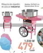 Oferta de Máquina De Algodón De Azúcar Industrial por 479€ en Mi Bricolaje