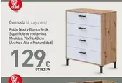 Oferta de Cómoda  por 129€ en Mi Bricolaje