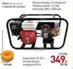 Oferta de Motor De Gascolina  por 349€ en Mi Bricolaje