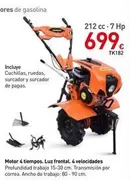 Oferta de HP - Motor 4 Tiempos, Luz Frontal, 4 Velocidades por 699€ en Mi Bricolaje