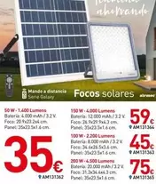 Oferta de Focos Solares por 35€ en Mi Bricolaje