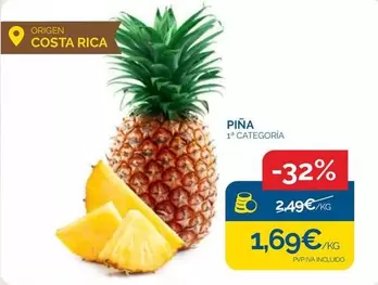 Oferta de Piña por 1,69€ en Cash Ecofamilia