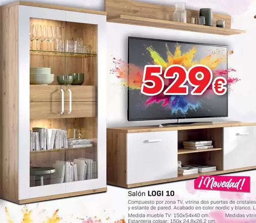 Oferta de Salón Logi 10 por 529€ en Tifón Muebles