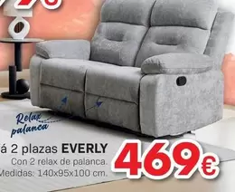 Oferta de Sofa 2 Plazas por 469€ en Tifón Muebles