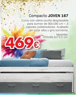 Oferta de Compacto Joven 167 por 469€ en Tifón Muebles