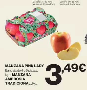 Oferta de Pink Lady - Manzana por 3,49€ en Hipercor