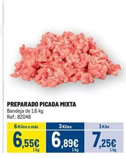 Oferta de Preparado Picada Mixta por 7,25€ en Makro