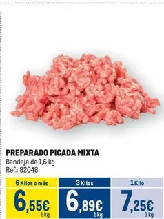Oferta de Preparado Picada Mixta por 7,25€ en Makro