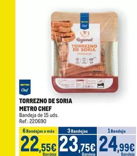 Oferta de Metro Chef - Torrezno De Soria por 24,99€ en Makro