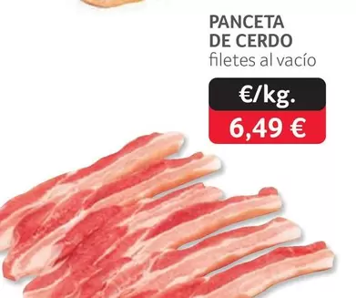 Oferta de Panceta De Cerdo por 6,49€ en Gros Mercat