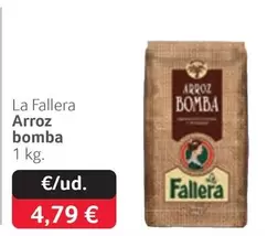 Oferta de La Fallera - Arroz Bomba por 4,79€ en Gros Mercat