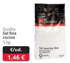 Oferta de Quality - Sal Fina Cocina por 1,46€ en Gros Mercat