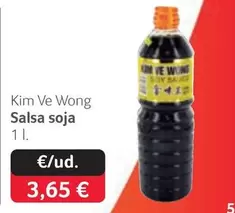 Oferta de Ve wong - Kim Ve Wong Salsa Soja por 3,65€ en Gros Mercat