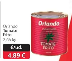 Oferta de Orlando - Tomate Frito por 4,89€ en Gros Mercat