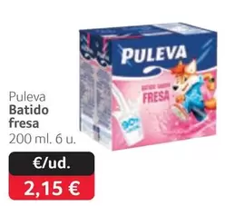 Oferta de Puleva - Batido Fresa por 2,15€ en Gros Mercat