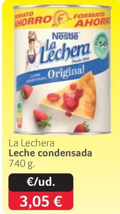 Oferta de Nestlé - La Lechera Leche Condensada por 3,05€ en Gros Mercat