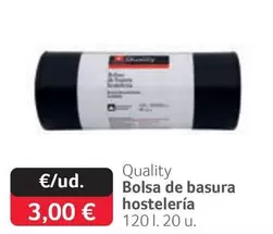 Oferta de Quality - Bolsa De Basura Hosteleria por 3€ en Gros Mercat