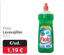 Oferta de Flota - Lavavajillas por 1,19€ en Gros Mercat