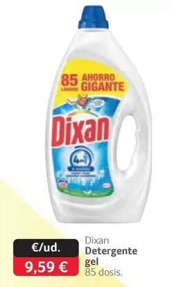 Oferta de Dixan -  Detergente Gel por 9,59€ en Gros Mercat