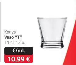 Oferta de Kenya Vaso por 10,99€ en Gros Mercat