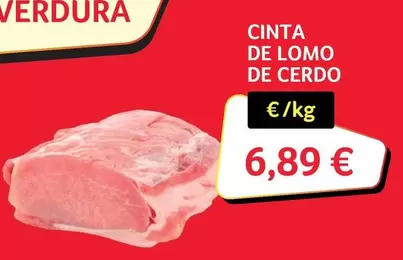 Oferta de Cinta De Lomo De Cerdo por 6,89€ en Gros Mercat