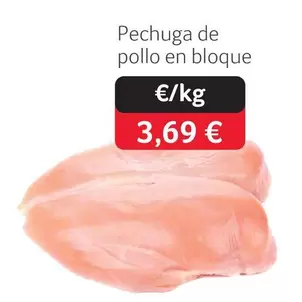 Oferta de Pechuga De Pollo En Bloque por 3,69€ en Gros Mercat