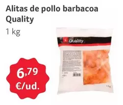 Oferta de Quality - Alitas De Pollo Barbacoa por 6,79€ en Gros Mercat