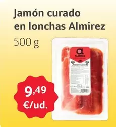 Oferta de Almirez - Jamón Curado En Lonchas por 9,49€ en Gros Mercat
