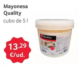Oferta de Quality - Mayonesa por 13,29€ en Gros Mercat