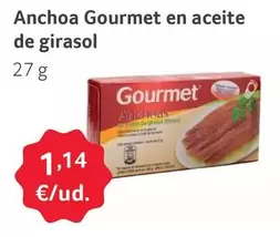 Oferta de Gourmet - Anchoa En Aceite De Girasol por 1,14€ en Gros Mercat