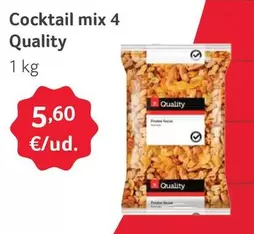 Oferta de Quality - Cocktail Mix 4 por 5,6€ en Gros Mercat
