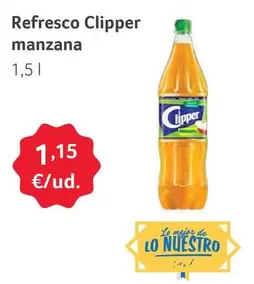 Oferta de Clipper - Refresco Manzana por 1,15€ en Gros Mercat