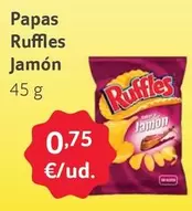 Oferta de Ruffles - Papas Jamon por 0,75€ en Gros Mercat
