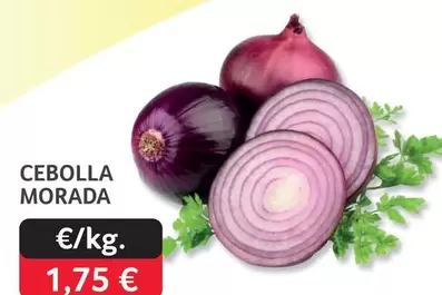 Oferta de Cebolla Morada por 1,75€ en Gros Mercat