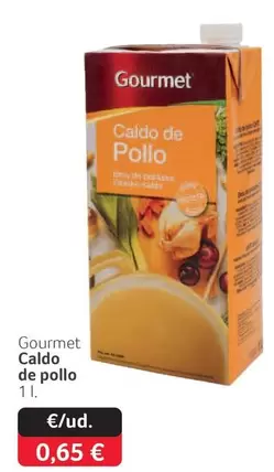 Oferta de Gourmet - Caldo De Pollo por 0,65€ en Gros Mercat