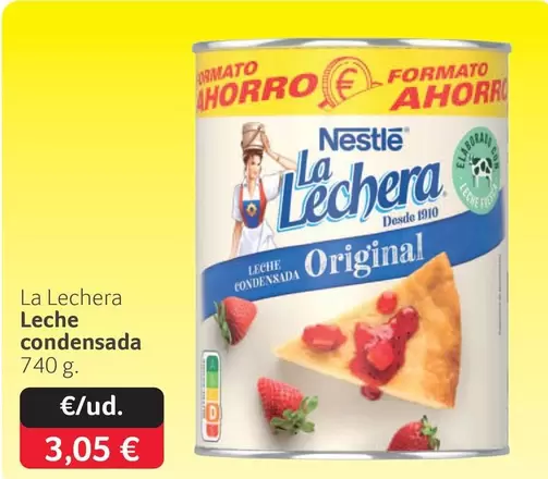 Oferta de Nestlé - La Lechera Leche Condensada por 3,05€ en Gros Mercat