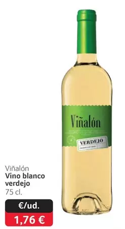 Oferta de Vinalon - Vino Blanco Verdejo por 1,76€ en Gros Mercat