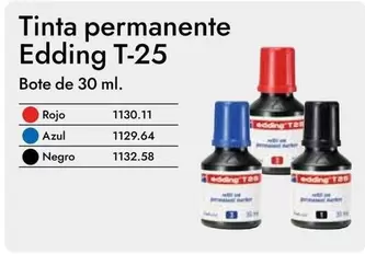Oferta de Edding - Tinta Permanente T-25 en Abacus