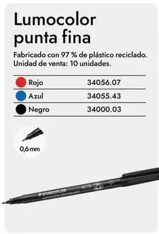Oferta de Lumocolor Punta Fina en Abacus