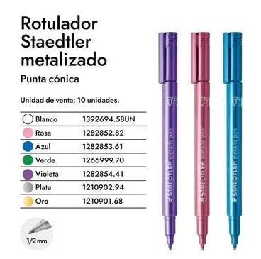 Oferta de Staedtler - Rotulador Metalizado en Abacus
