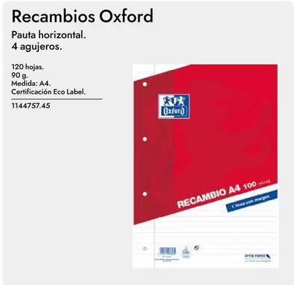 Oferta de Oxford - Recambios en Abacus