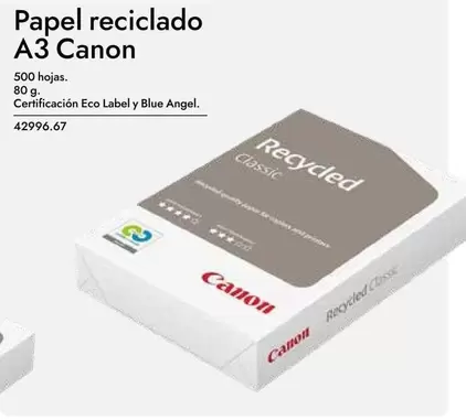 Oferta de Canon - Papel Reciclado A3 en Abacus