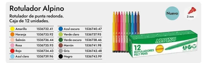 Oferta de Alpino - Rotulador en Abacus