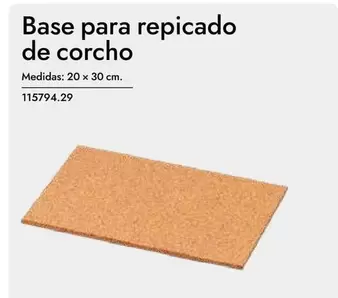 Oferta de Base Para Repicado De Corcho en Abacus