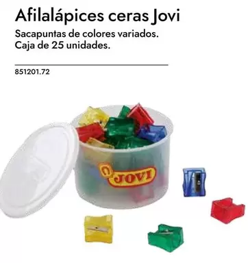 Oferta de Jovi - Afilalápices Ceras en Abacus