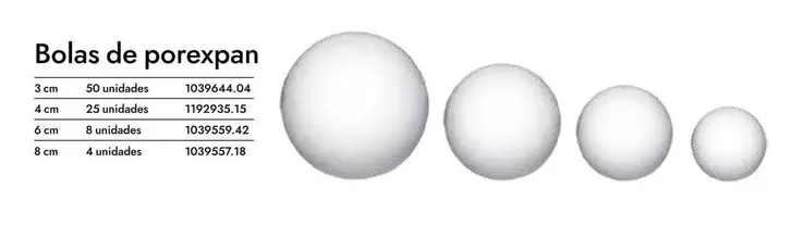 Oferta de Bolas De Porexpan en Abacus
