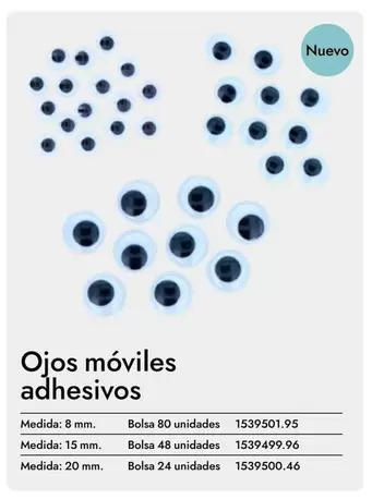 Oferta de Ojos Móviles Adhesivos en Abacus