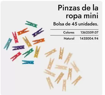 Oferta de Pinzas De La Ropa Mini en Abacus