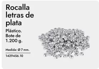 Oferta de Rocalla Letras De Plata en Abacus